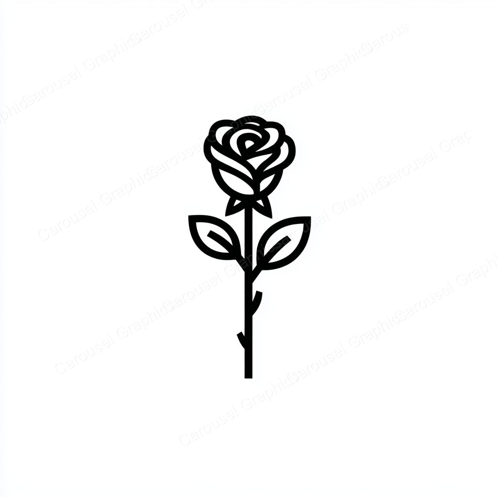 Rose Vector Graphic preview