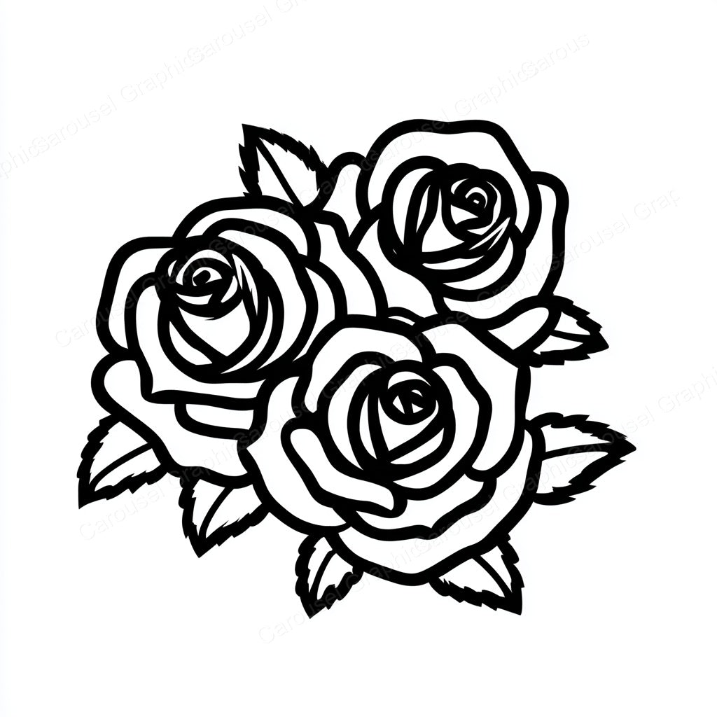 Rose Vector Graphic preview