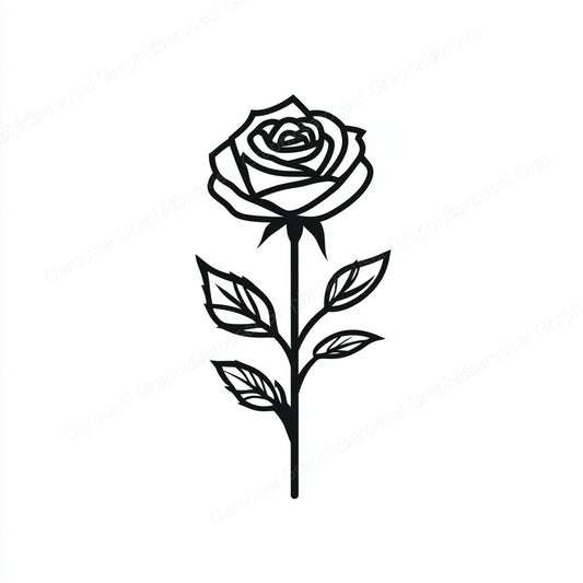 Rose Vector Graphic preview