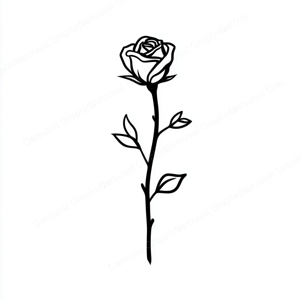 Rose Vector Graphic preview