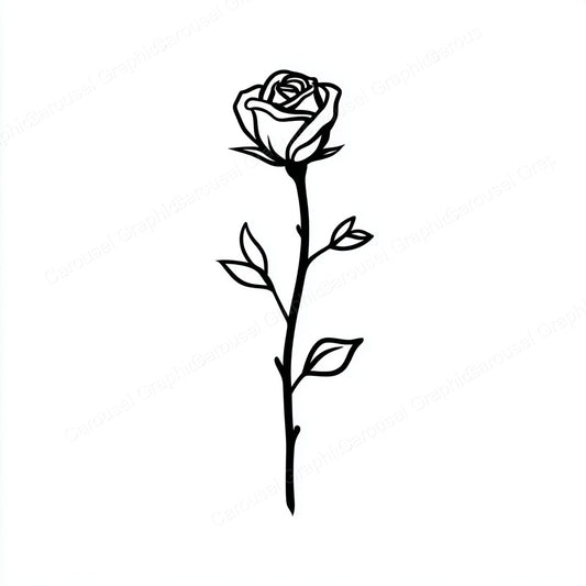 Rose Vector Graphic preview