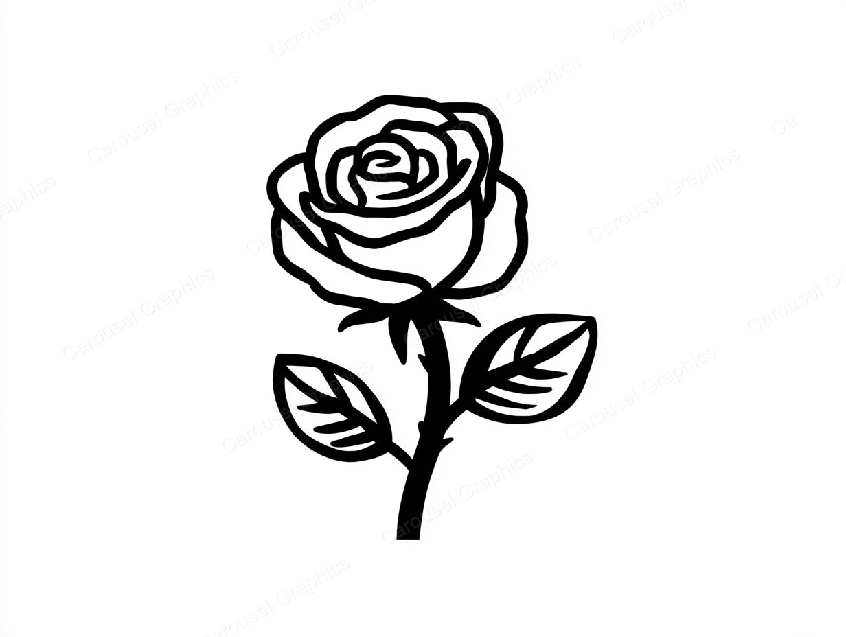 Rose Vector Graphic preview