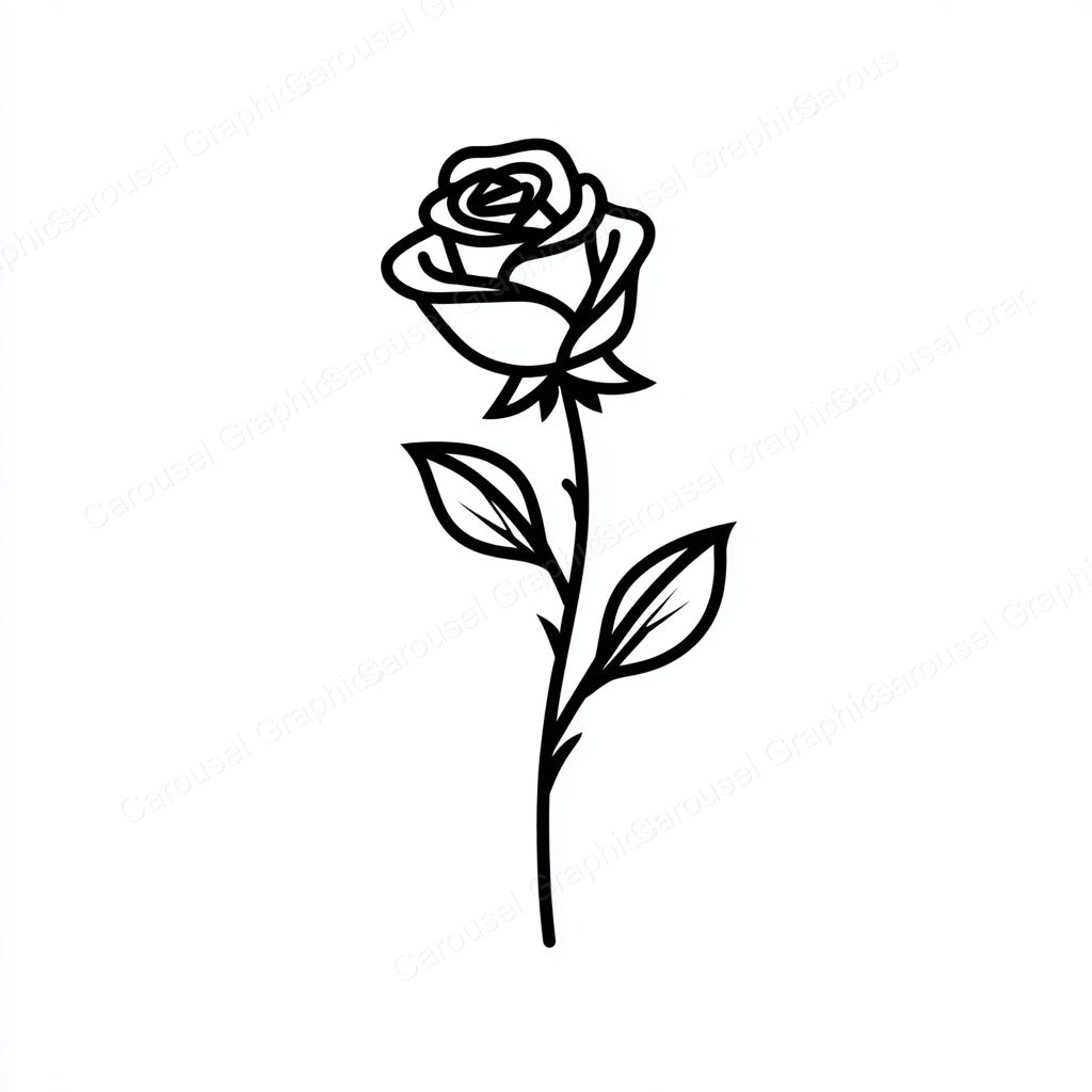 Rose Vector Graphic preview