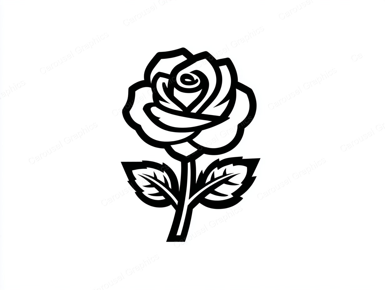 Rose Vector Graphic preview