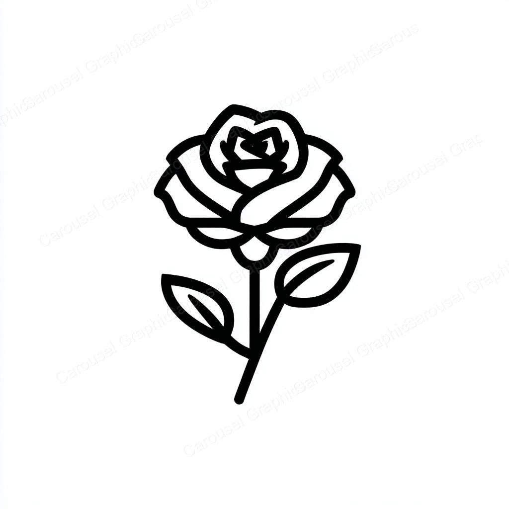 Rose Vector Graphic preview