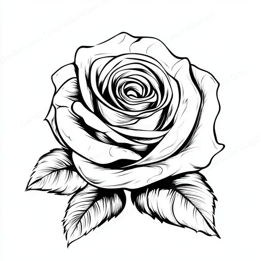 Rose Vector Graphic preview