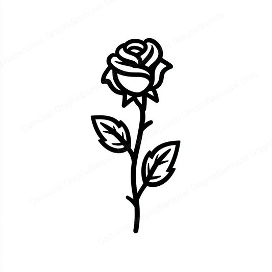 Rose Vector Graphic preview