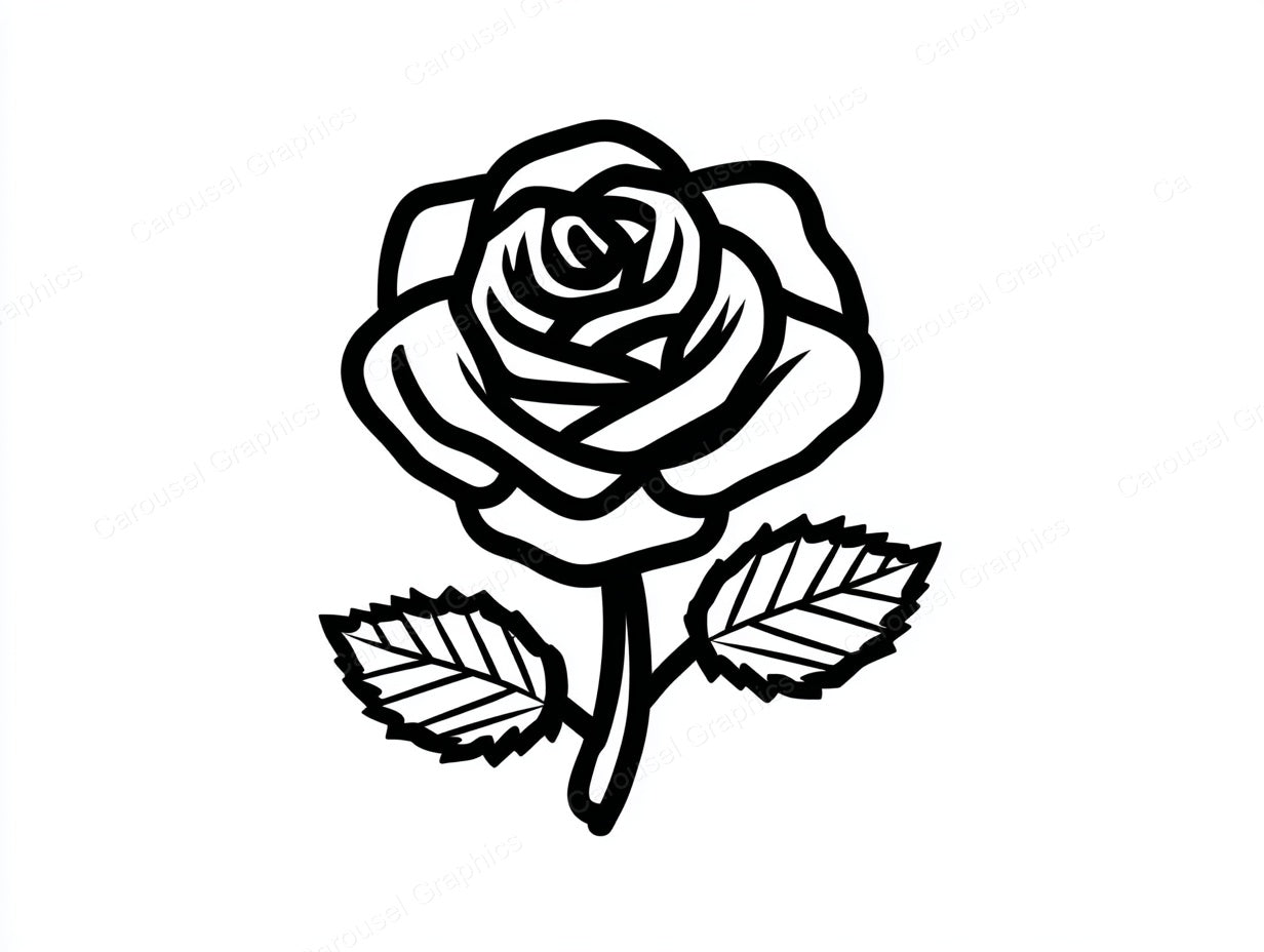 Rose Vector Graphic preview