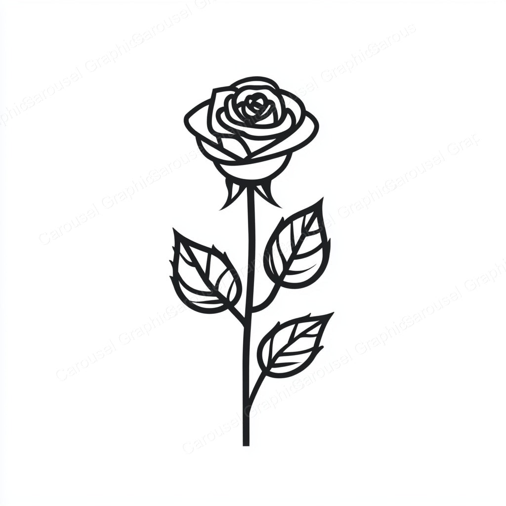 Rose Vector Graphic preview