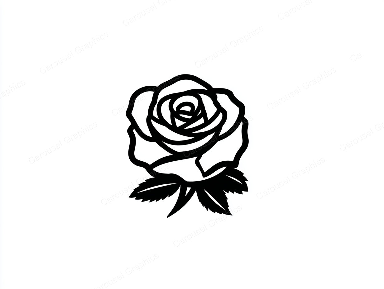 Rose Vector Graphic preview