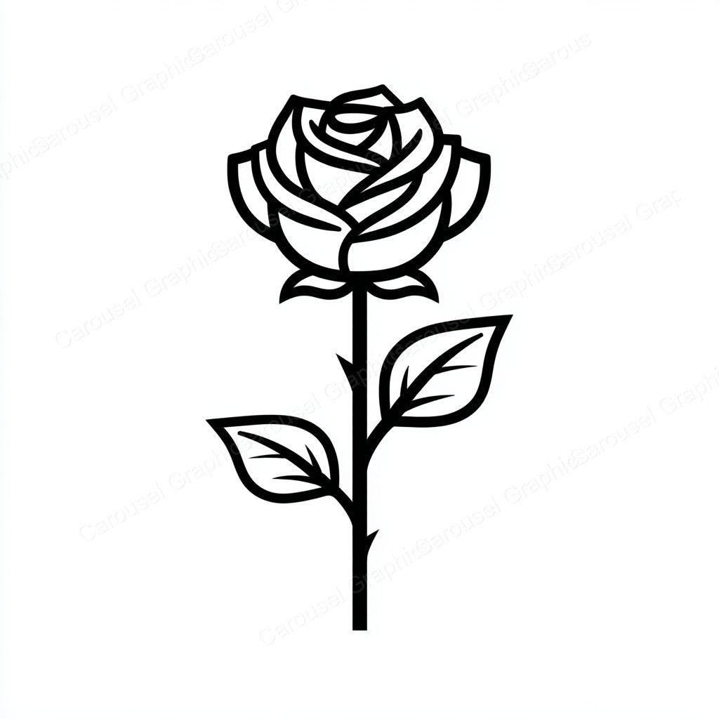 Rose Vector Graphic preview