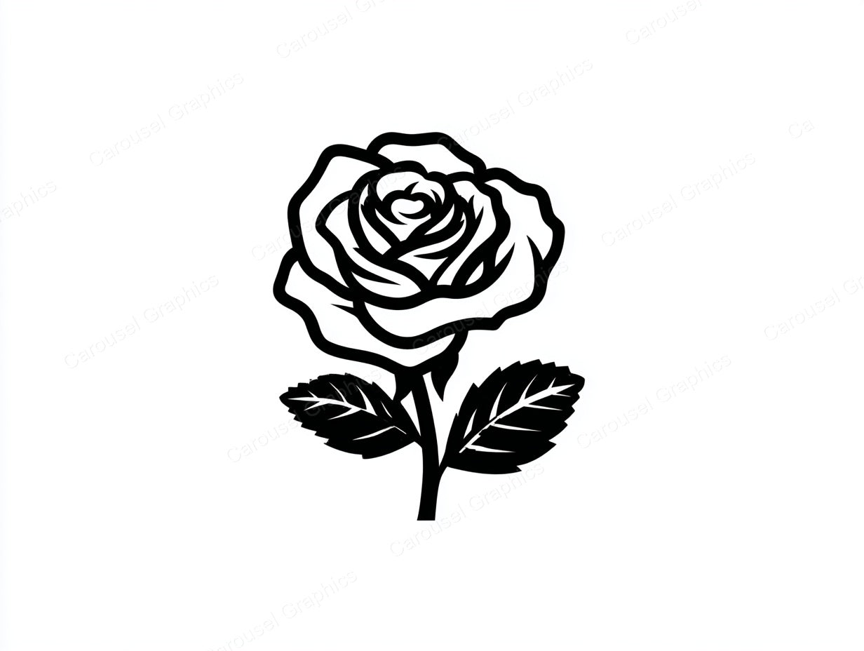 Rose Vector Graphic preview