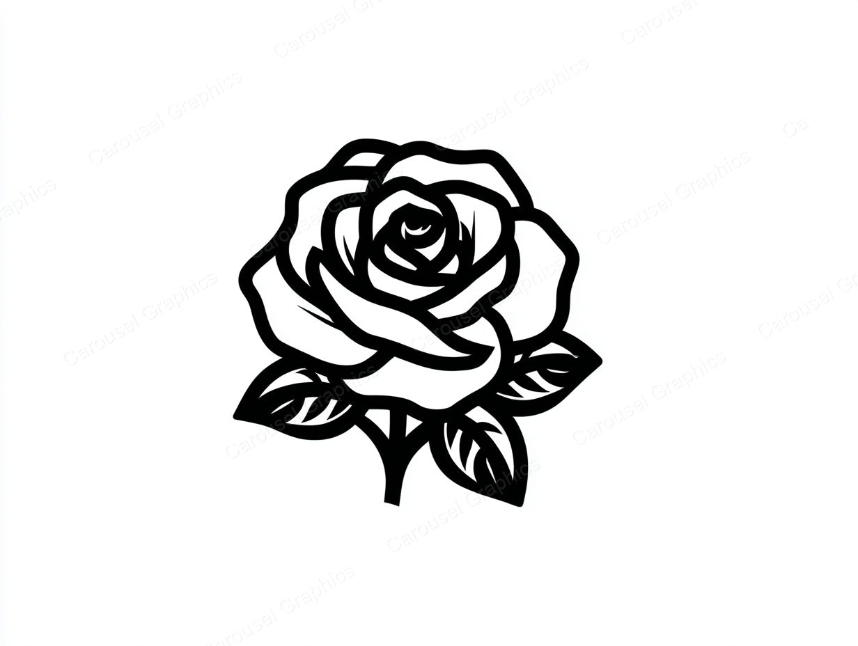 Rose Vector Graphic preview