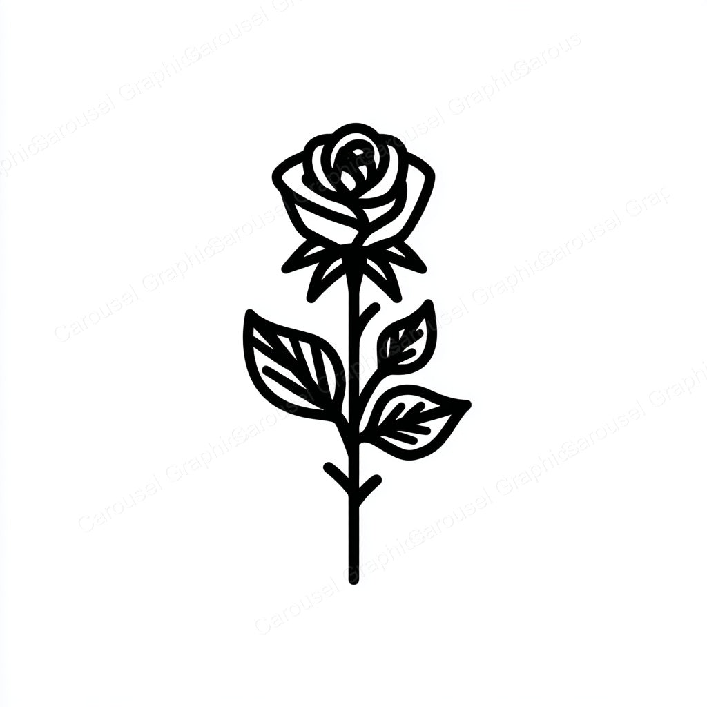 Rose Vector Graphic preview