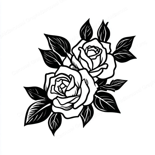 Rose Vector Graphic preview