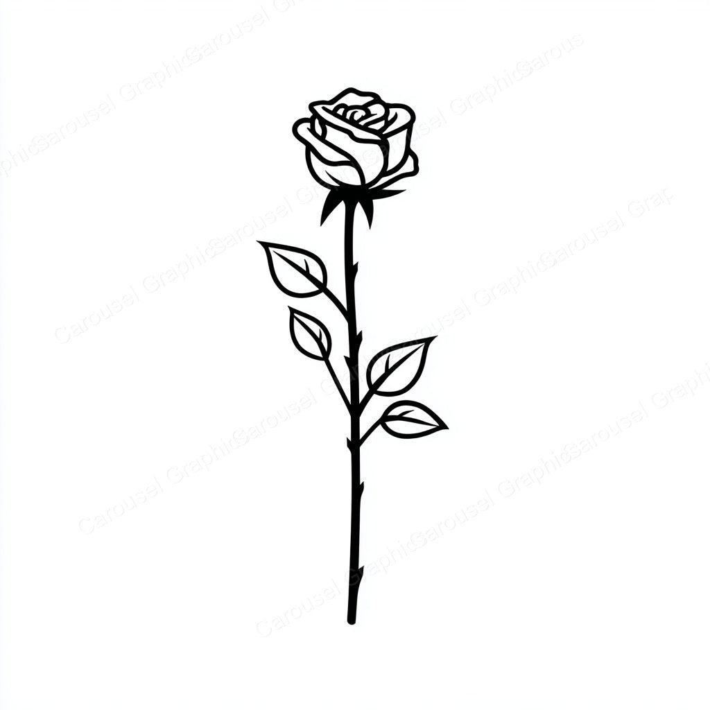 Rose Vector Graphic preview