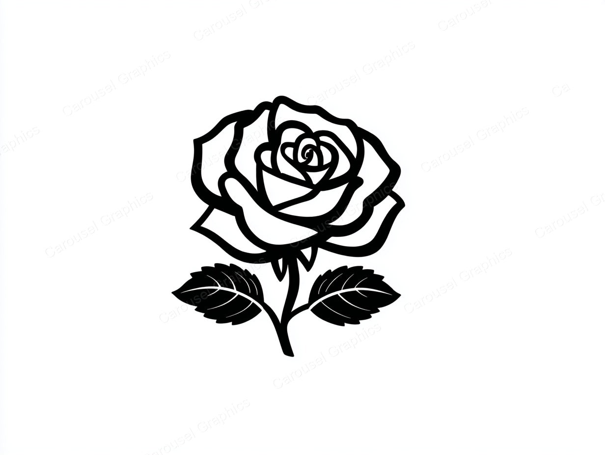 Rose Vector Graphic preview