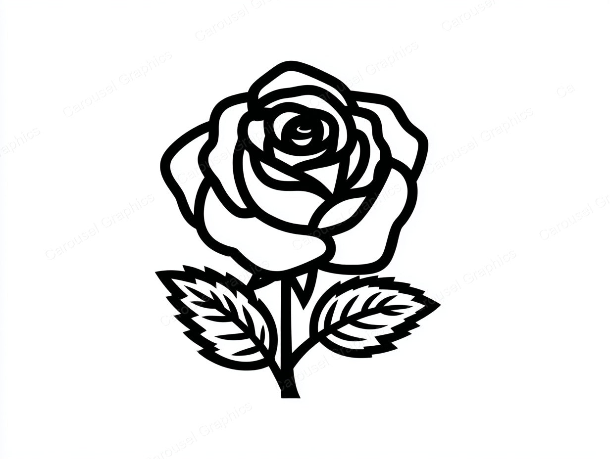 Rose Vector Graphic preview