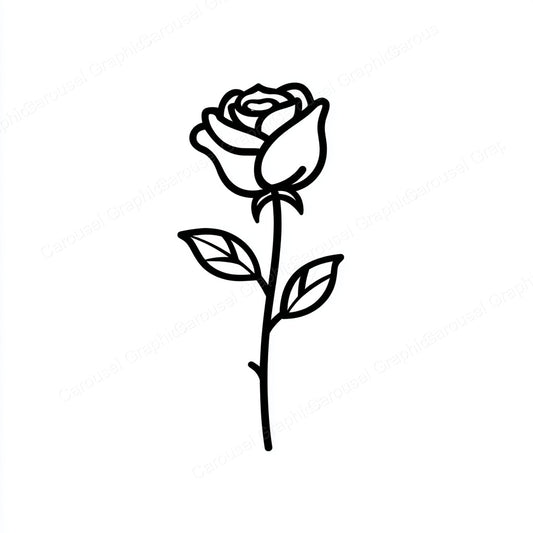 Rose Vector Graphic preview