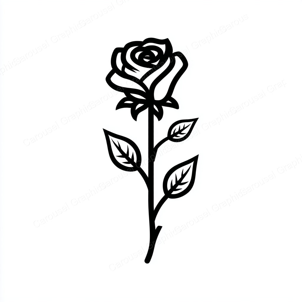 Rose Vector Graphic preview