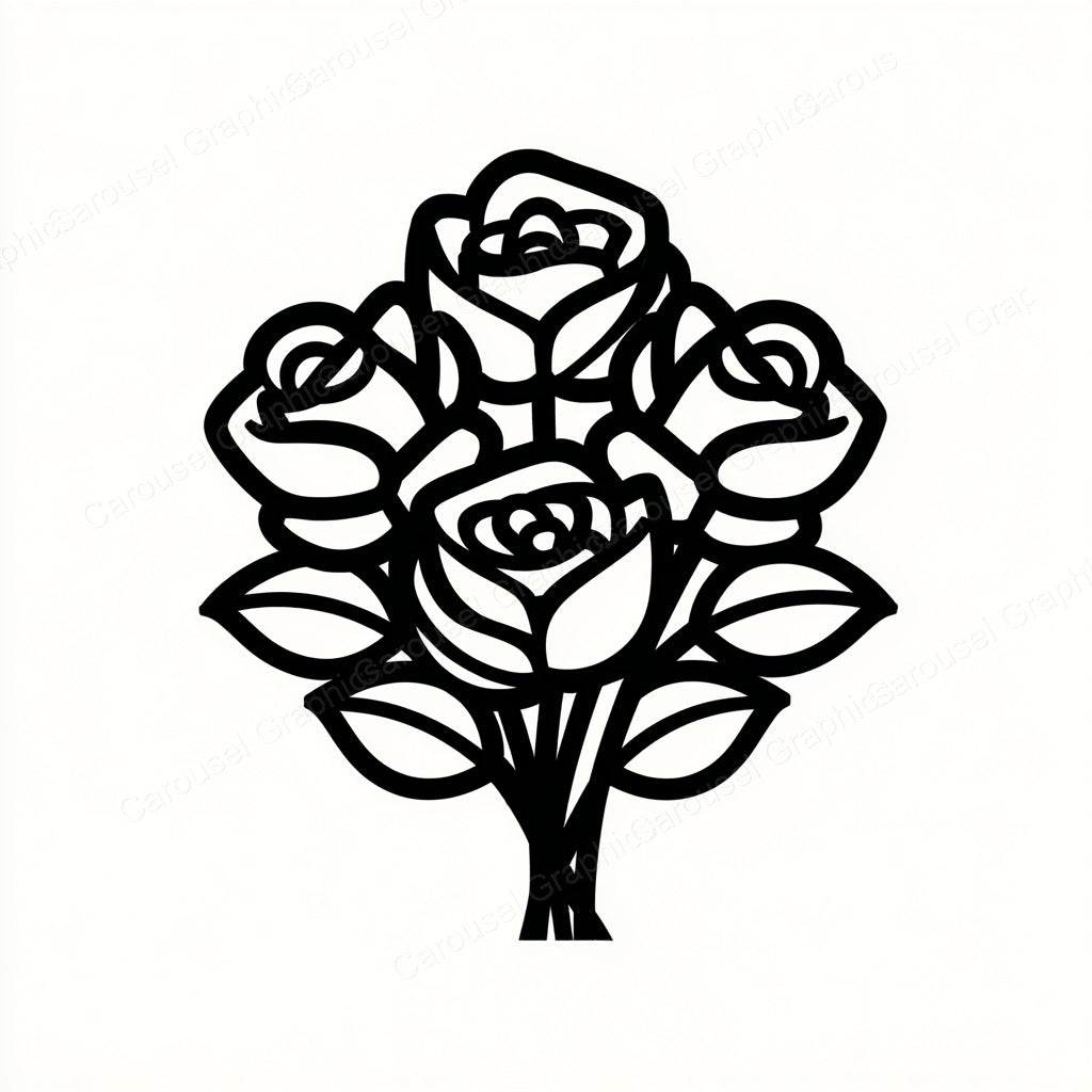 Rose Vector Graphic preview