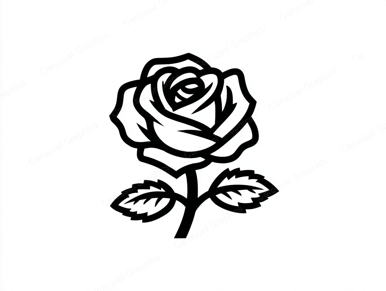 Rose Vector Graphic preview