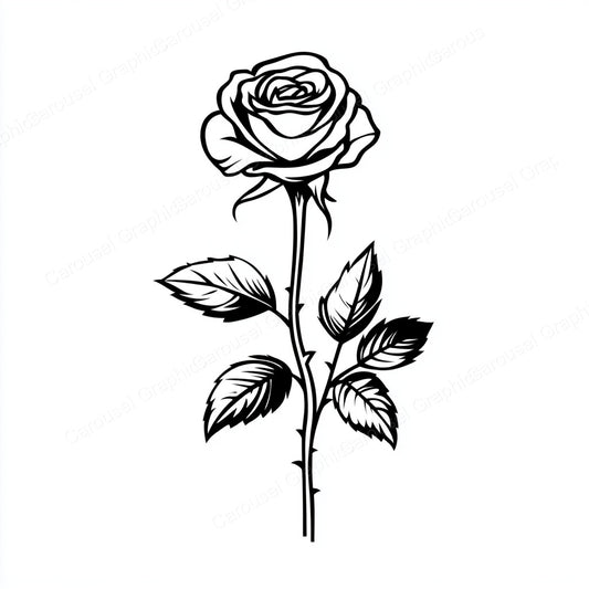 Rose Vector Graphic preview