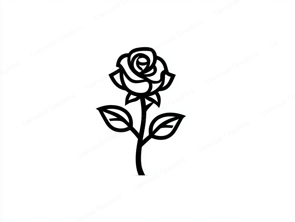 Rose Vector Graphic preview