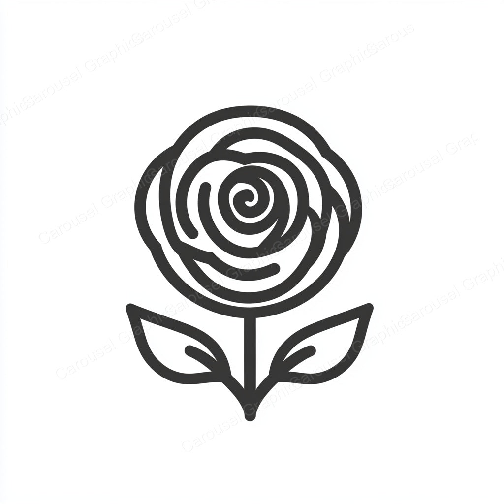 Rose Vector Graphic preview