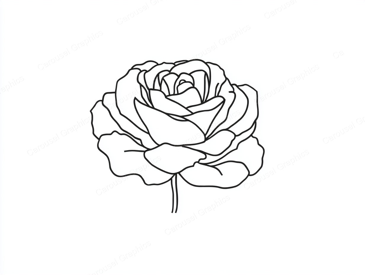Rose Vector Graphic preview
