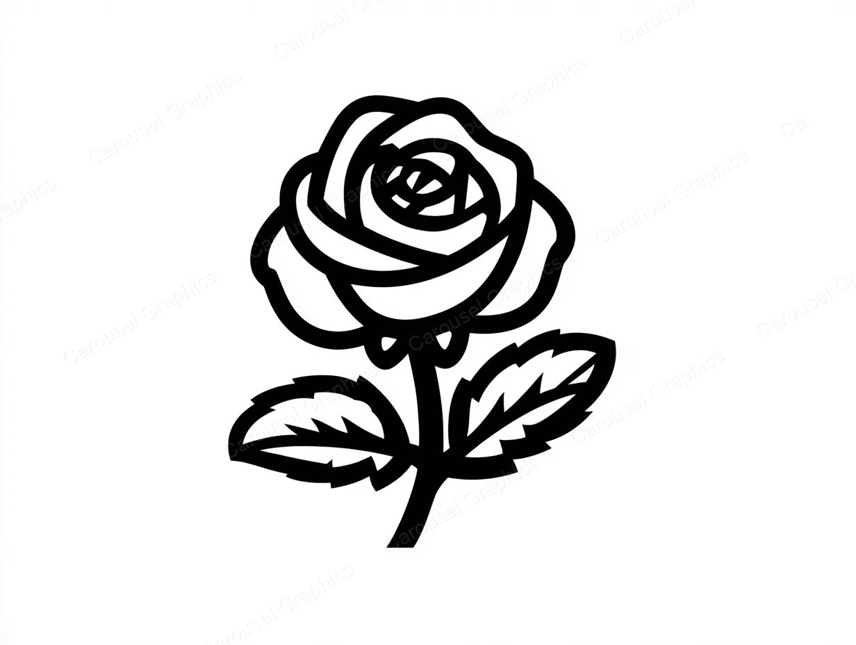 Rose Vector Graphic preview