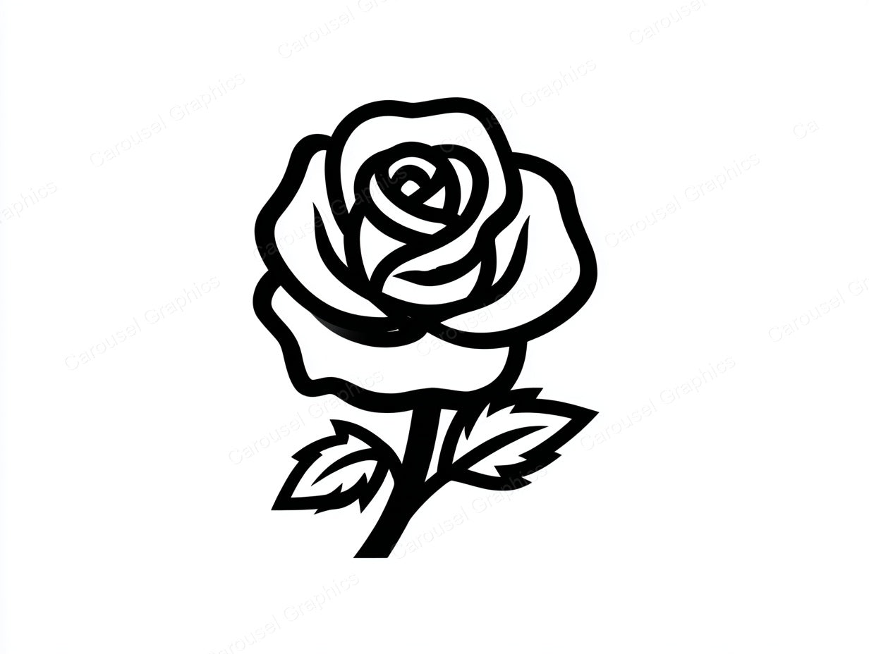 Rose Vector Graphic preview