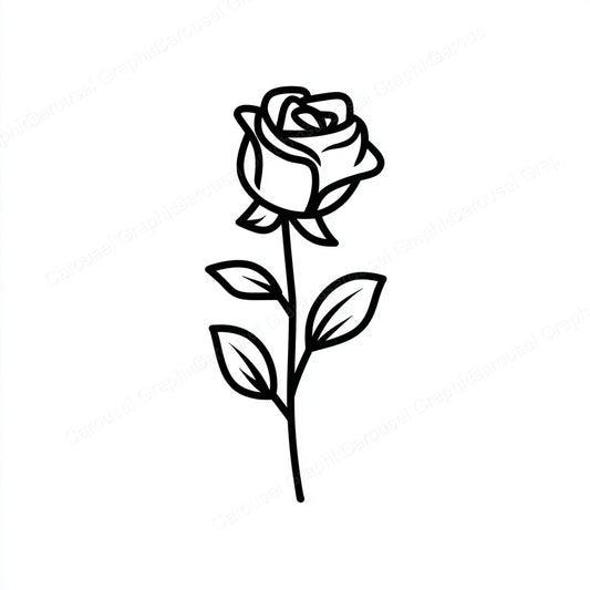 Rose Vector Graphic preview