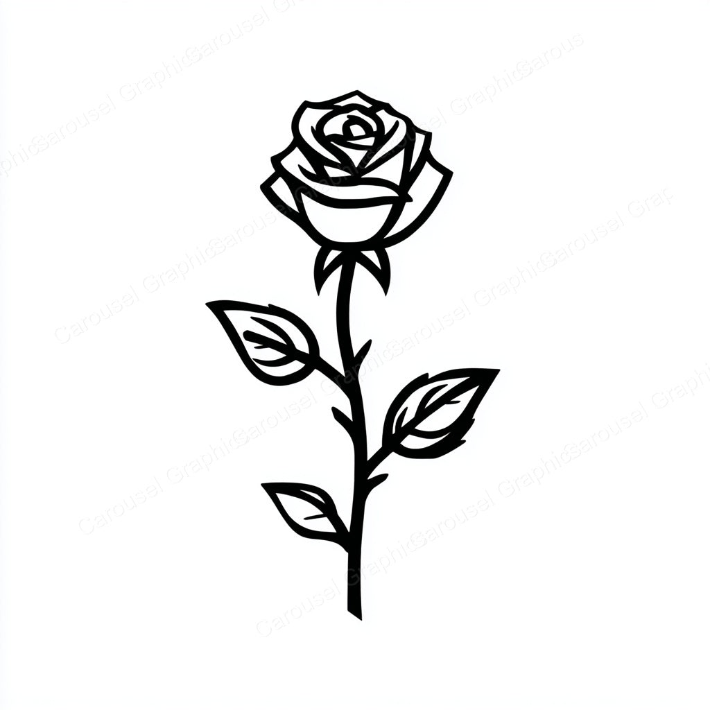 Rose Vector Graphic preview