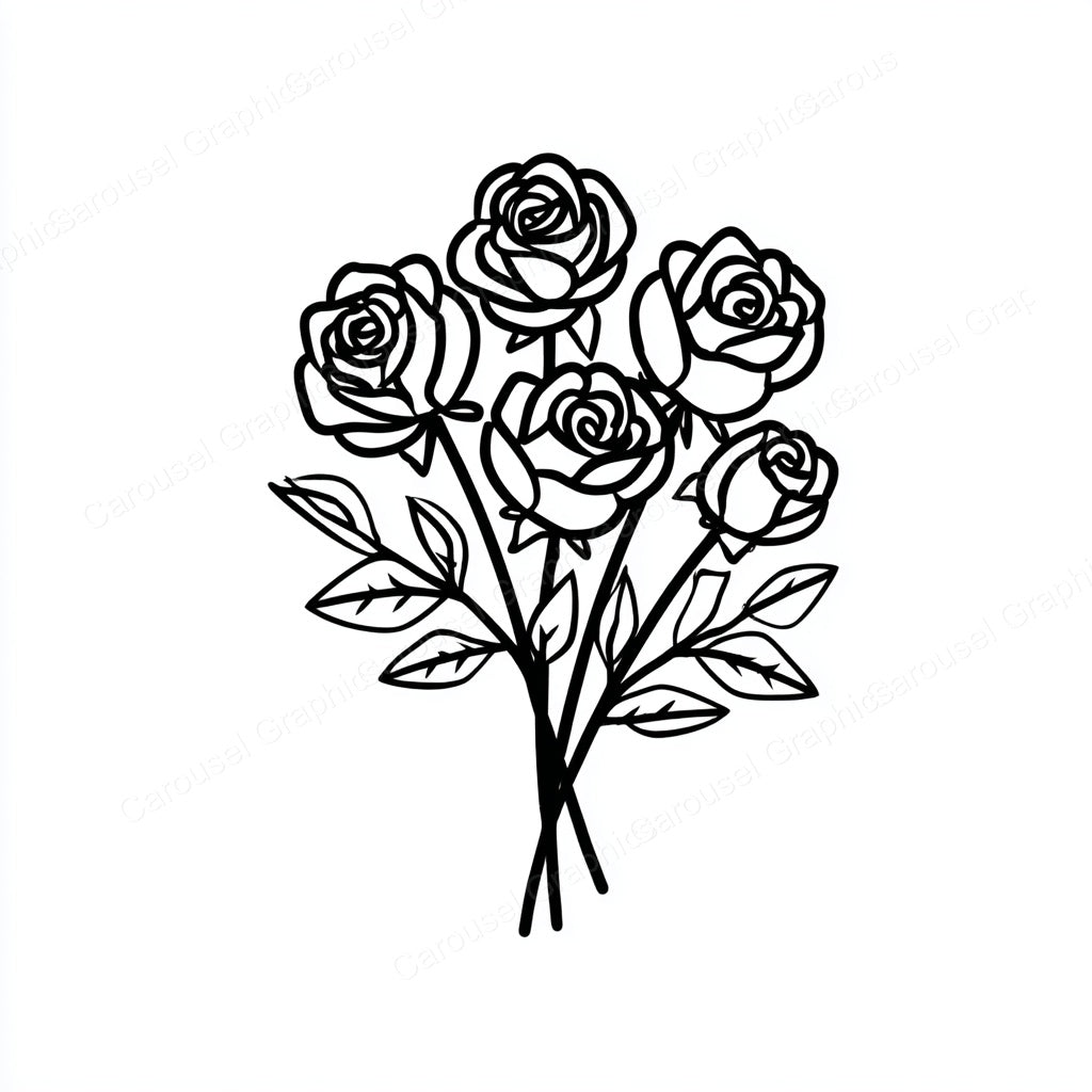 Rose Vector Graphic preview