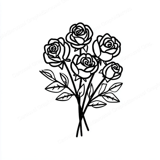 Rose Vector Graphic preview