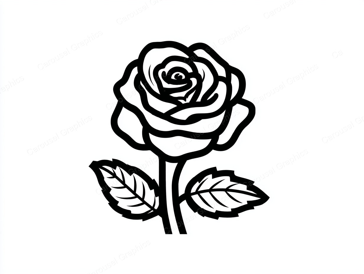 Rose Vector Graphic preview