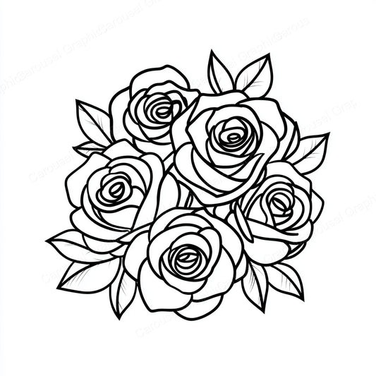 Rose Vector Graphic preview