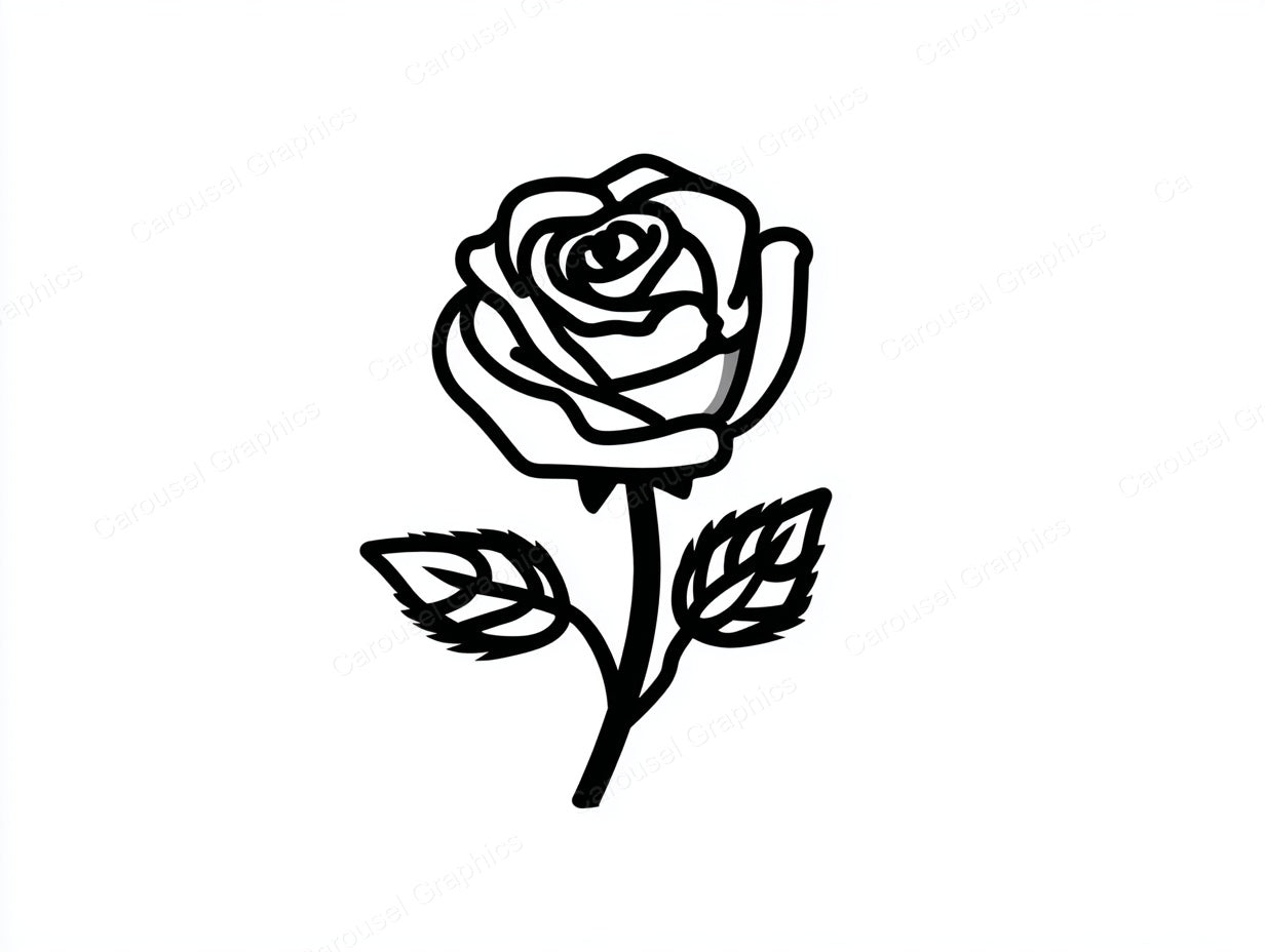 Rose Vector Graphic preview