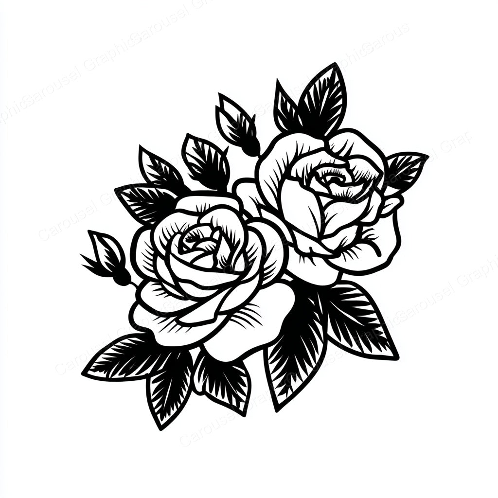 Rose Vector Graphic preview