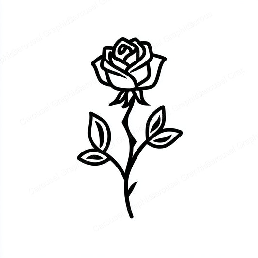 Rose Vector Graphic preview