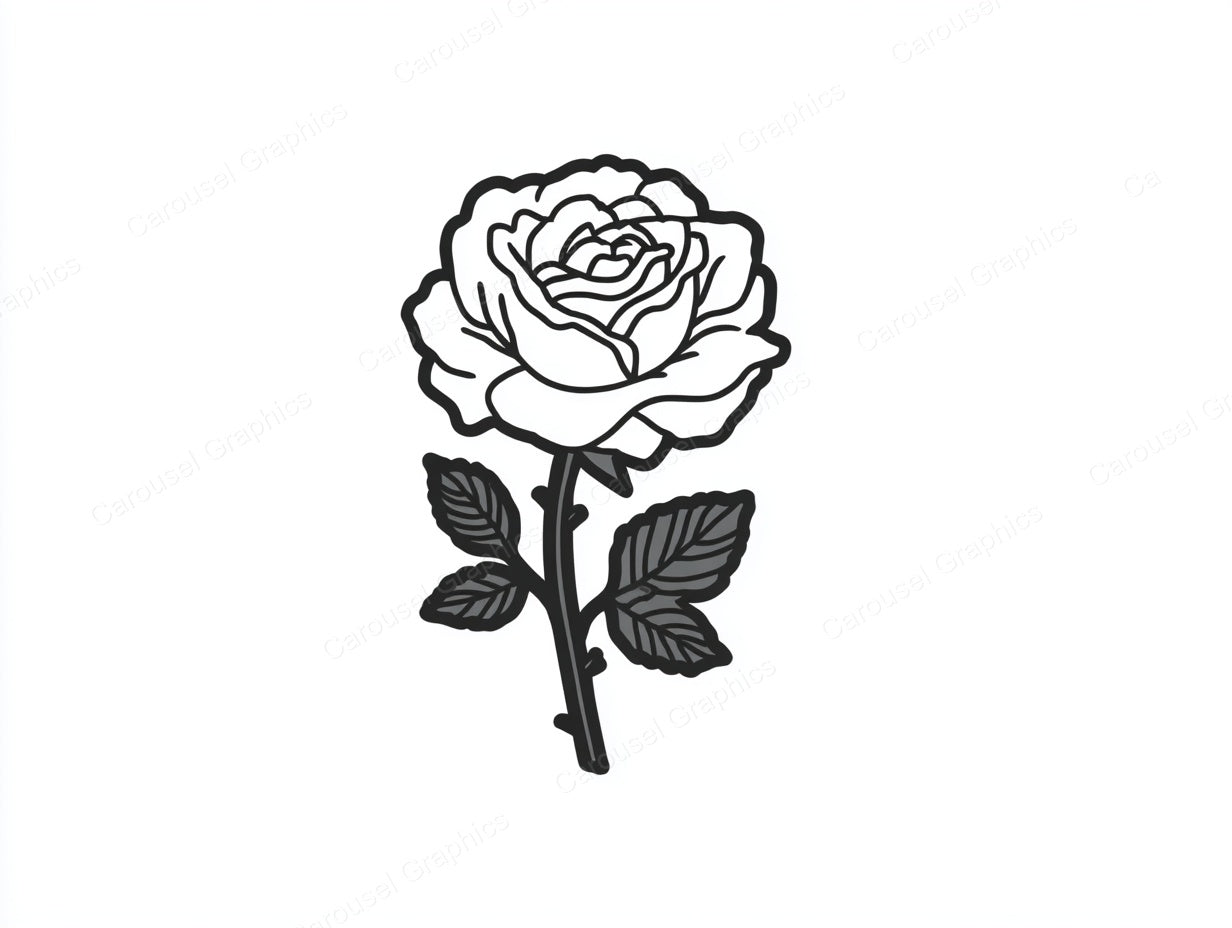 Rose Vector Graphic preview