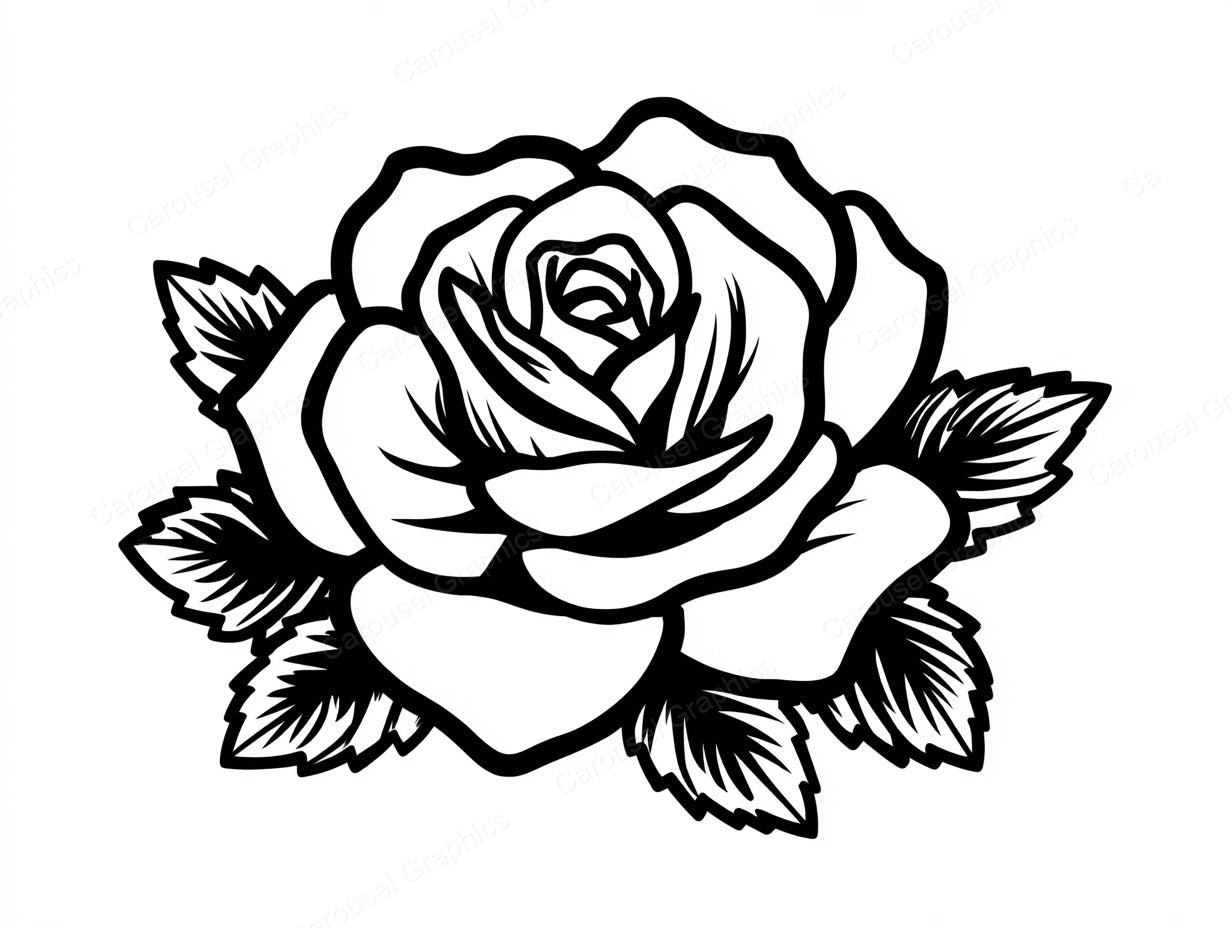 Rose Vector Graphic preview
