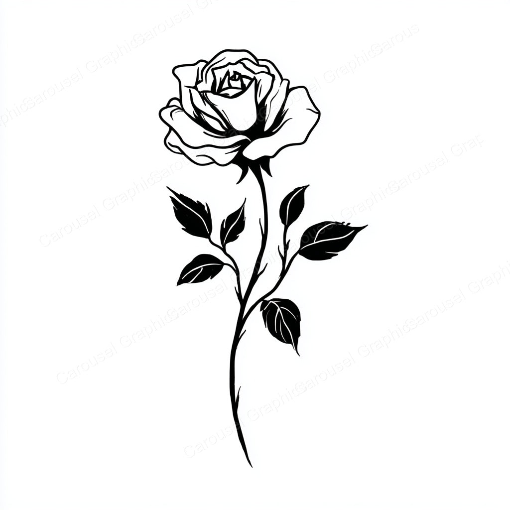 Rose Vector Graphic preview