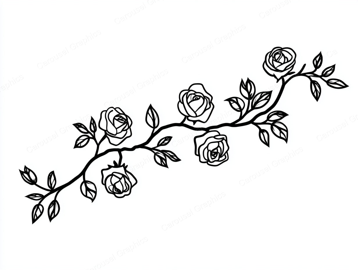 Rose Vector Graphic preview