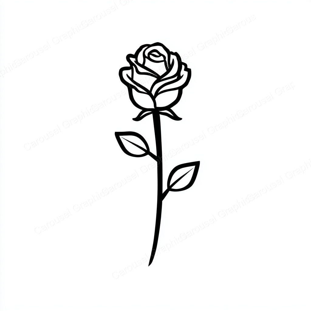 Rose Vector Graphic preview