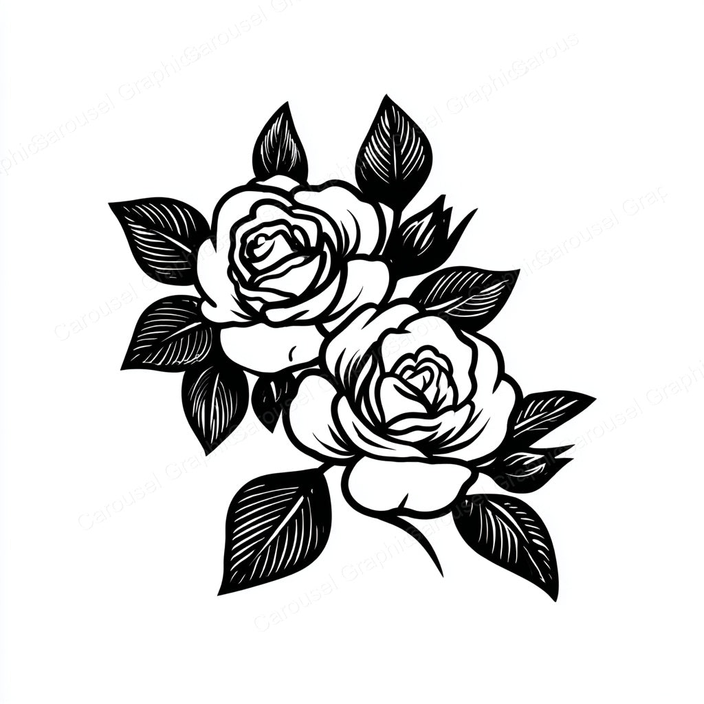 Rose Vector Graphic preview