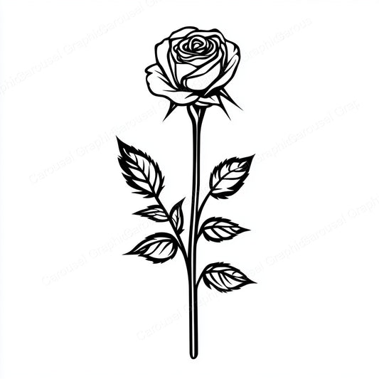 Rose Vector Graphic preview