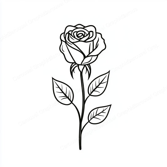 Rose Vector Graphic preview