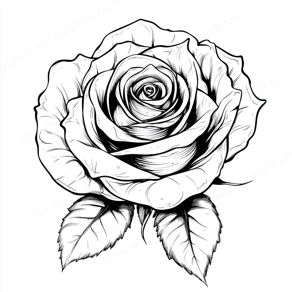 Rose Vector Graphic preview